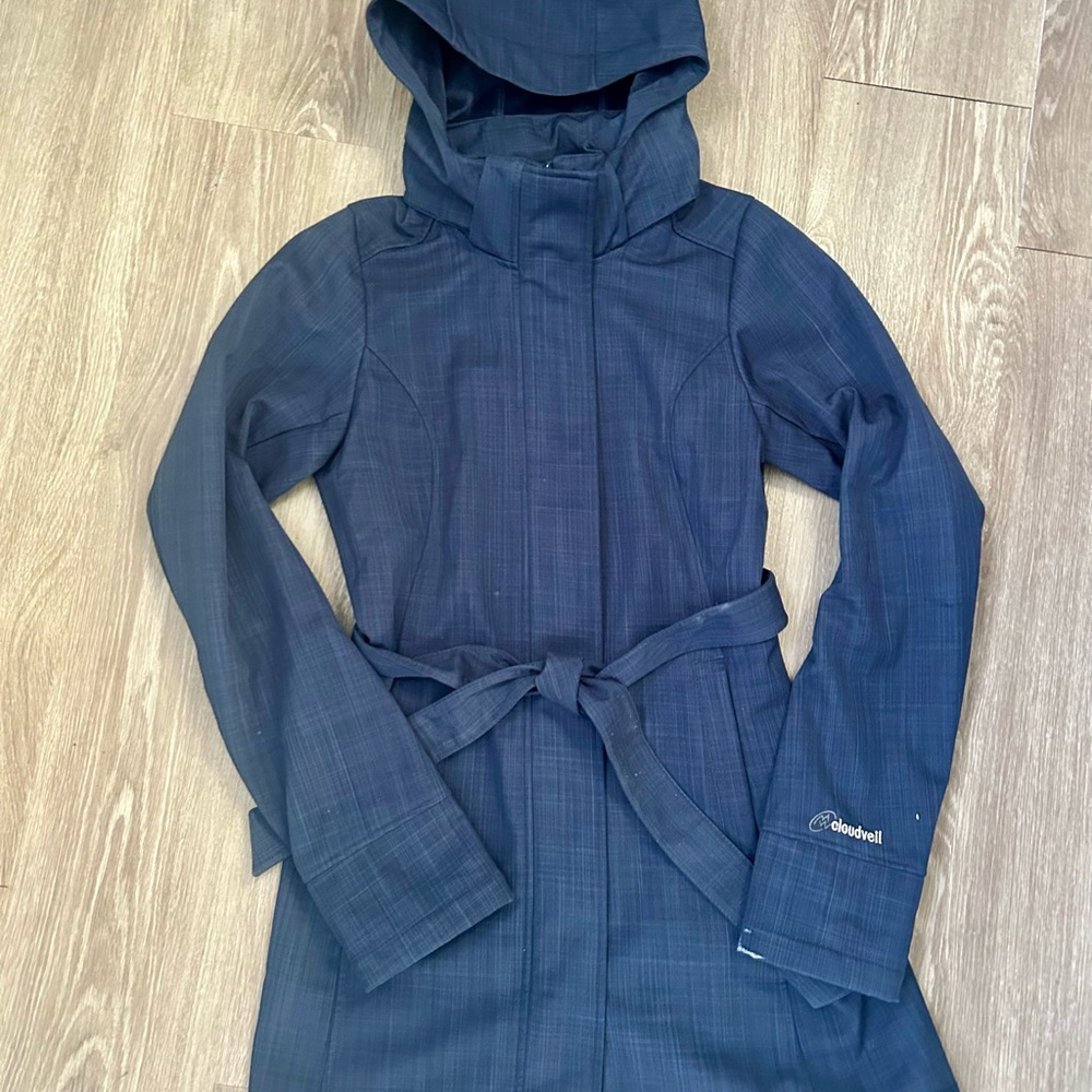 Cloudveil Women's Navy Hooded Coat